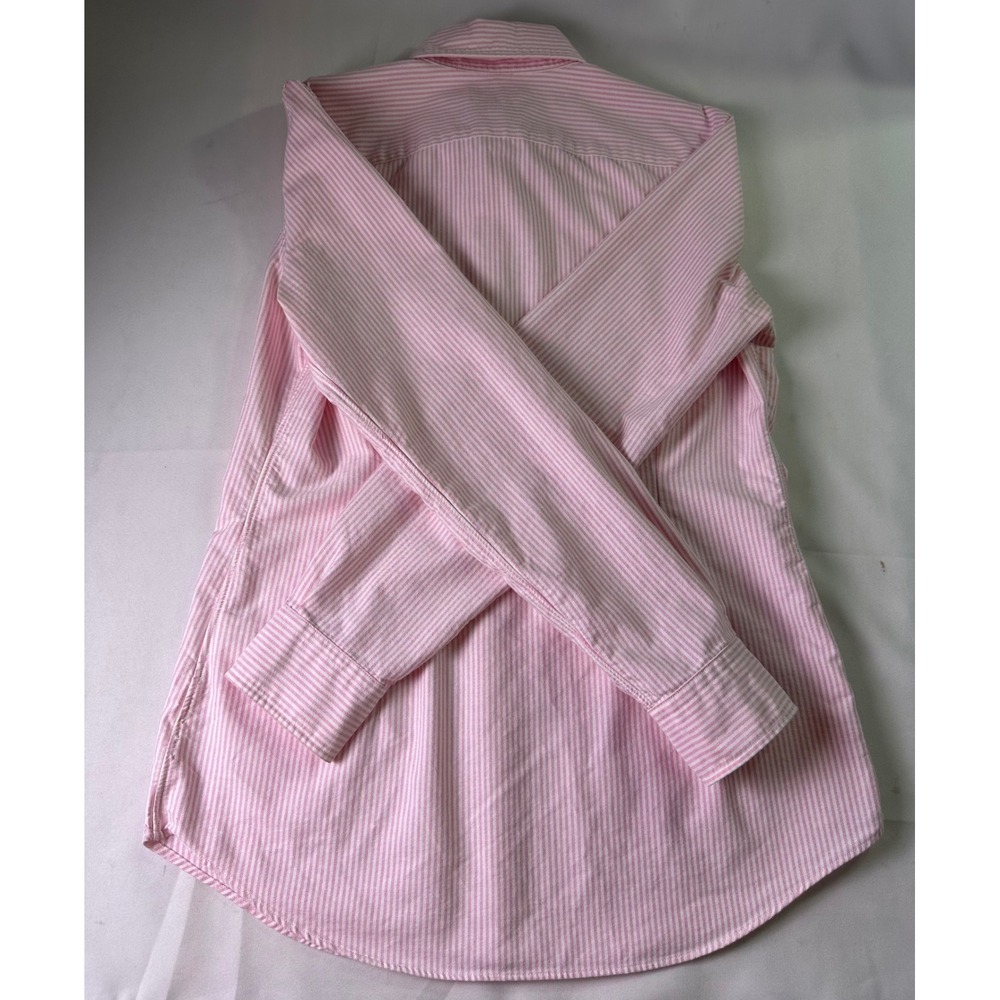 Ralph Lauren Pink Striped Casual Button Down Shirt - Picture 5 of 9